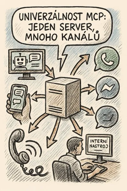Jeden server - mnoho kanálů